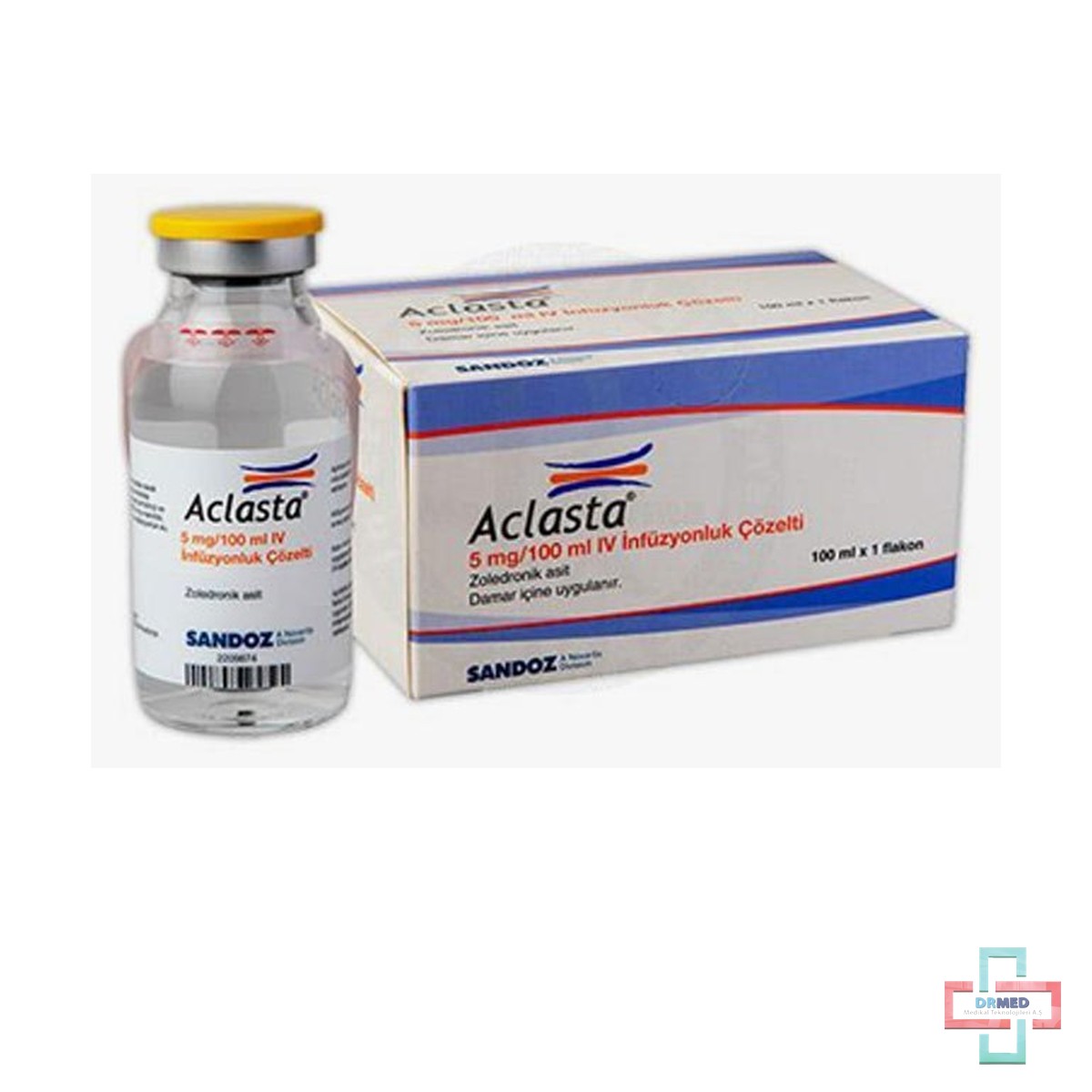 ACLASTA 5MG/100ML IV FLK