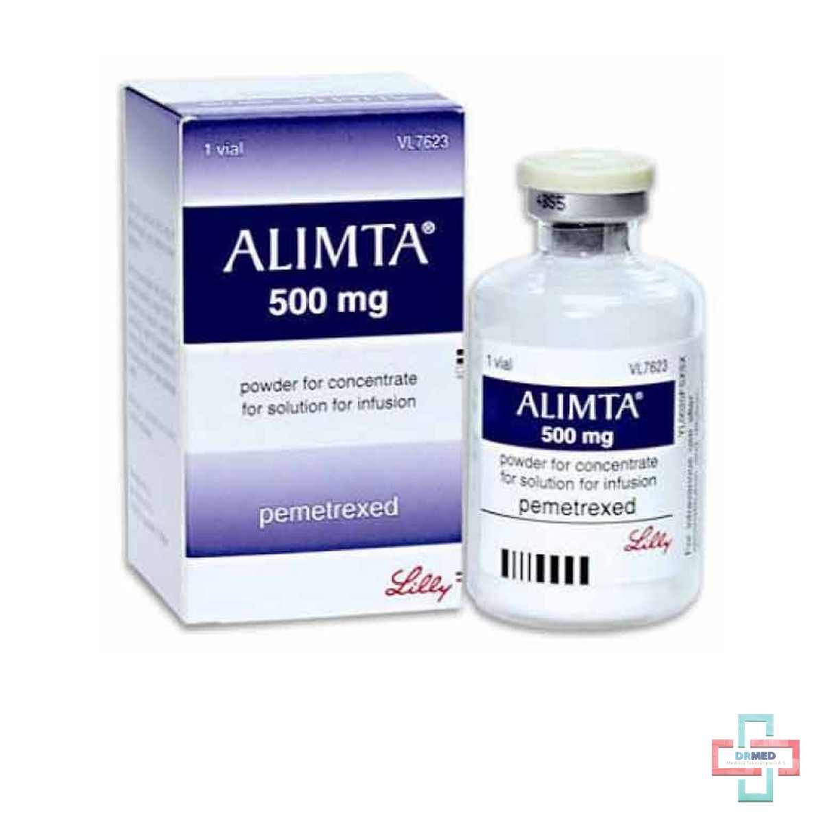 ALIMTA 500 MG FLK