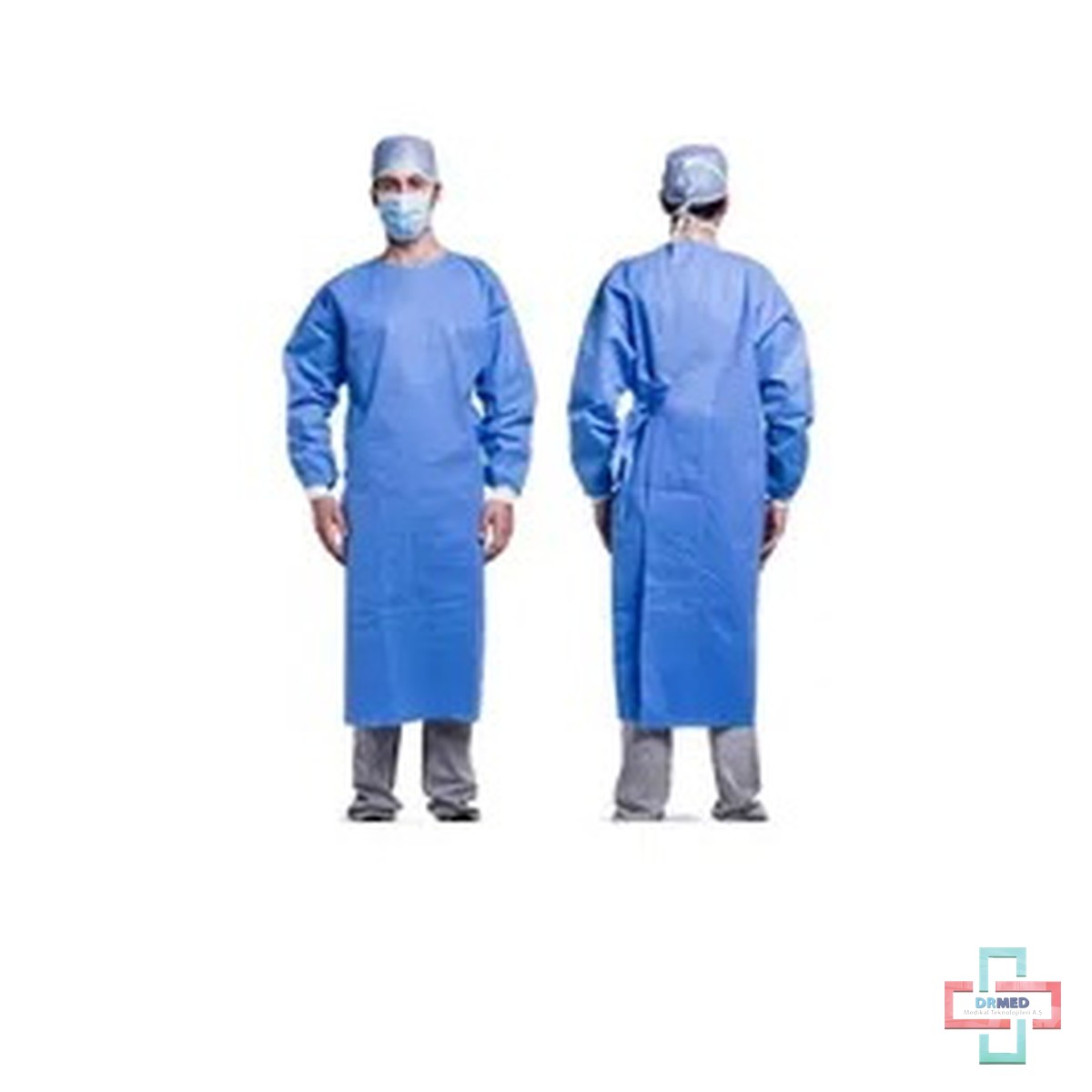 DISPOSABLE ISOLATION GOWN, LEVEL 2, REINFORCED – PACK OF 10 (DG-7)